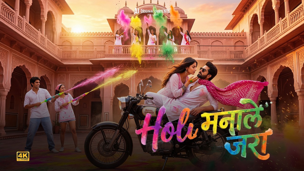 Holi Song 2026 🔥 Holi Manale Zara | Romantic Holi Special | AI Original Full Video