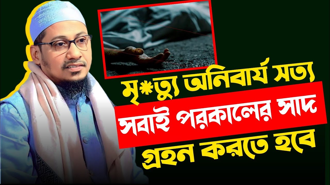 মৃ*ত্যু অনিবার্য সত্য! সবাইকে পরকালের জন্য প্রস্তুত হতে হবে | মুফতি আনিসুর রহমান আশরাফী