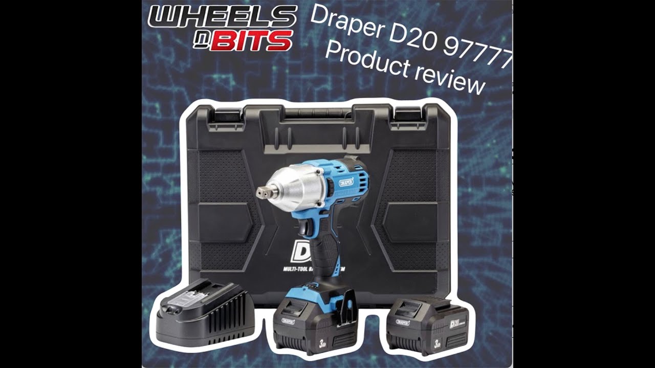 Draper D20 97777 2 x 3 Amp Battery Kit Product Review Impact Wrench Nut Gun Product Test