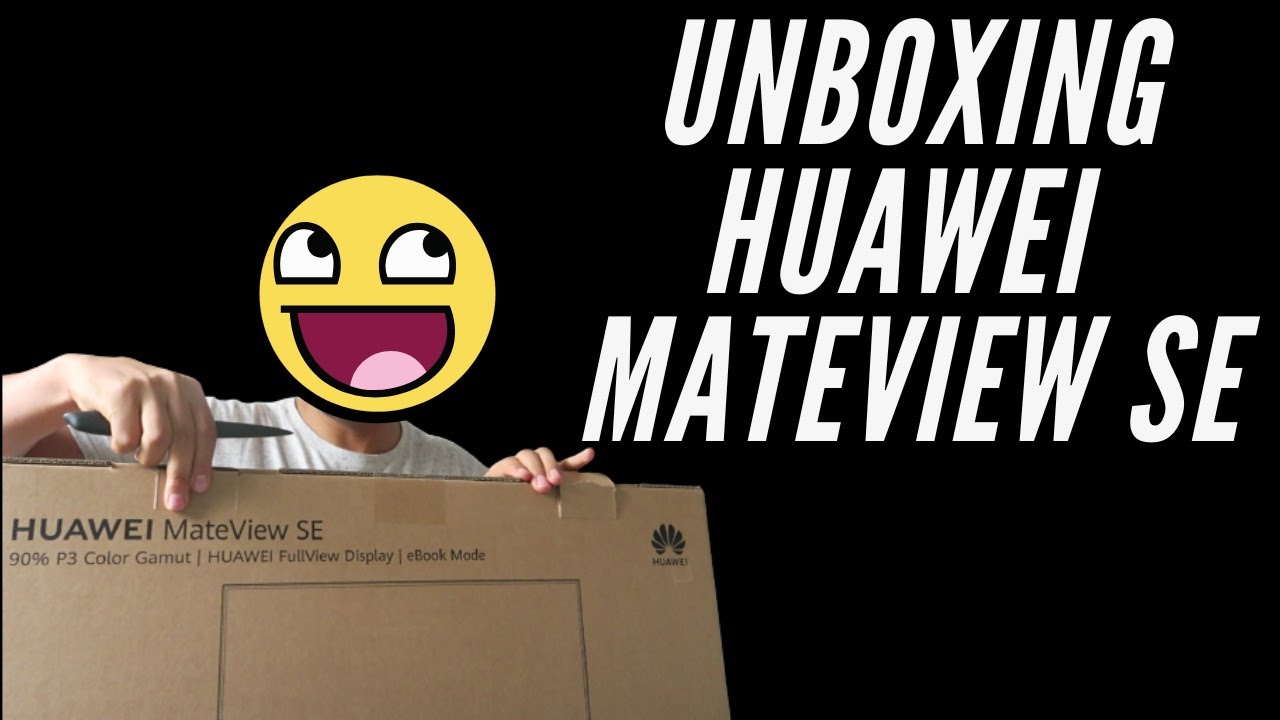 شريت huawei MateView SE, شوف Unboxing