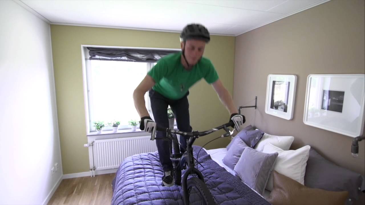 Trial sykling innendørs!