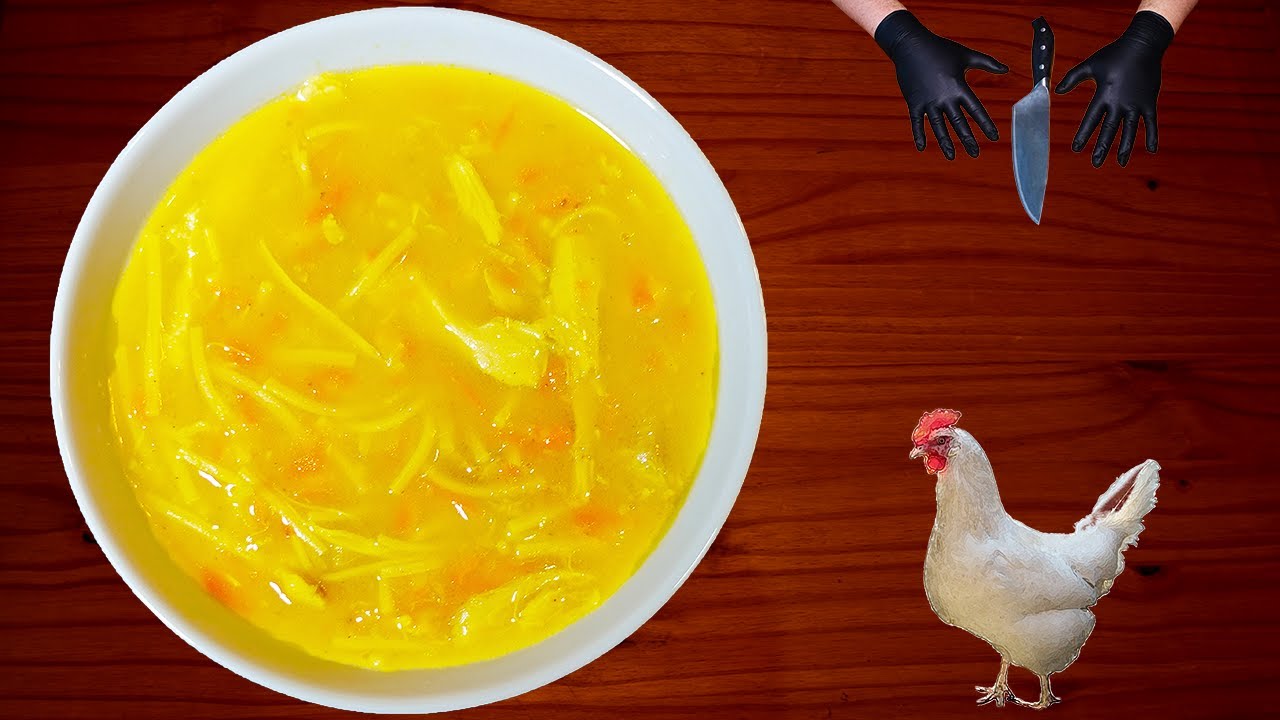 Chicken Soup with carrots  BLONDE BRIDE SOUP (Sarı Gelin Çorbası)