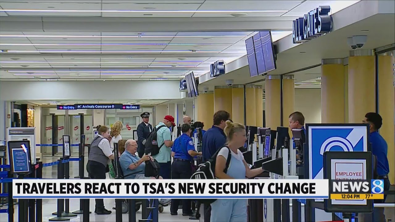 At Ford Airport, travelers cheer the end of the shoe removal rule