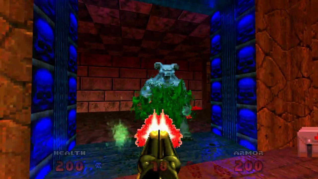 PSX Doom CE: Fall of Triton - Level 26: Slaughter (Full 100%)
