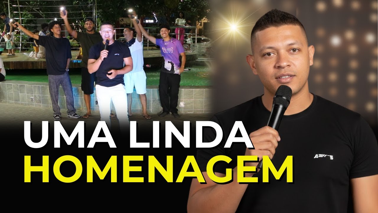 Ele cantou pra namorada e a praça PAROU