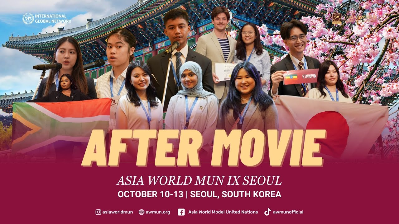Asia World Model United Nations IX 2024 - Seoul, South Korea | Aftermovie