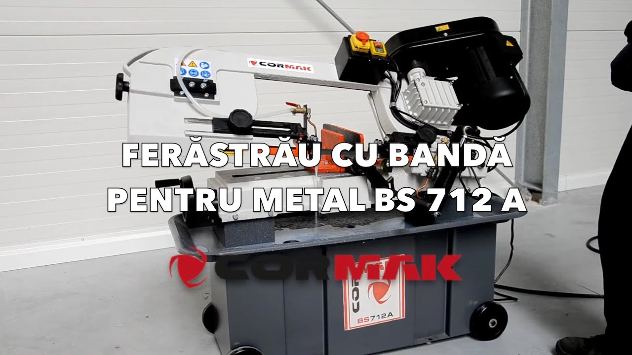 Ferastrau cu banda pentru metal 🇵🇱 CORMAK 🇵🇱  BS 712 A