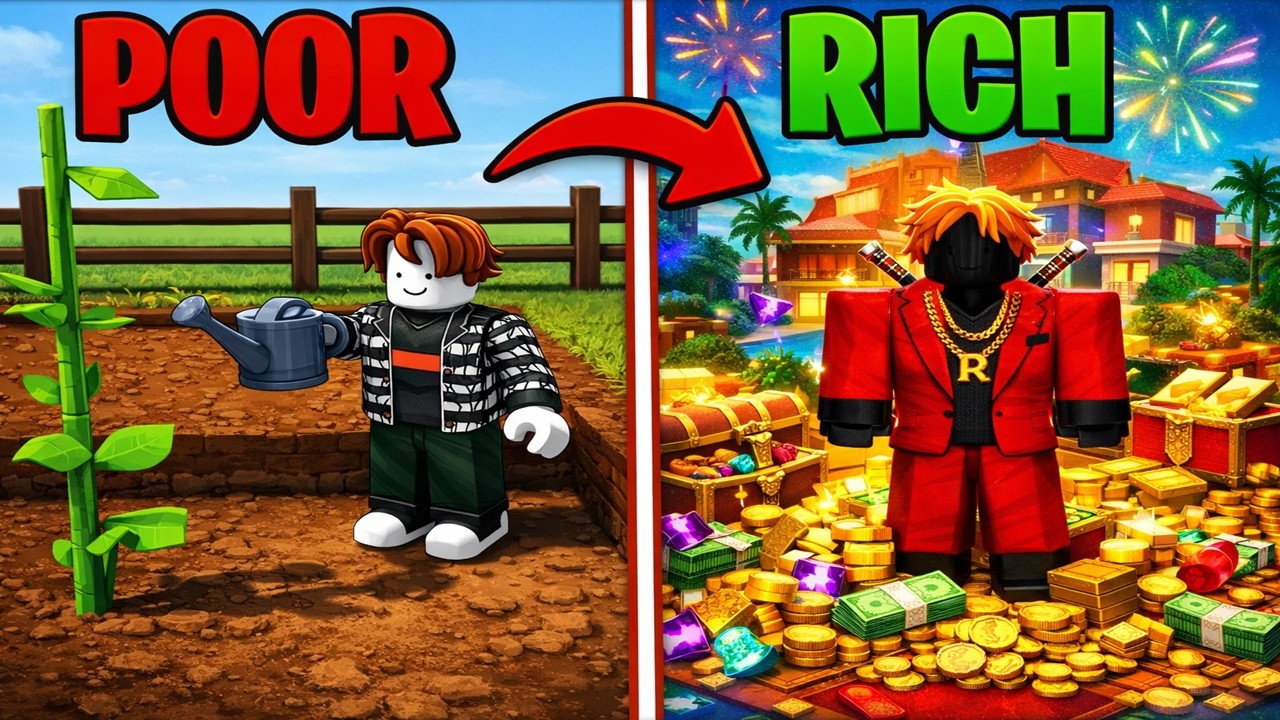 Grow a Garden Part 3 My Friend Help me to become rich