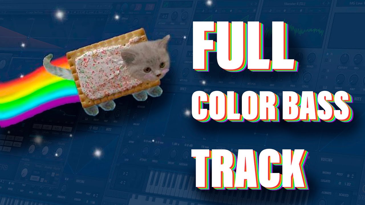 HOW TO MAKE A COLOR BASS TRACK! ️‍🌈