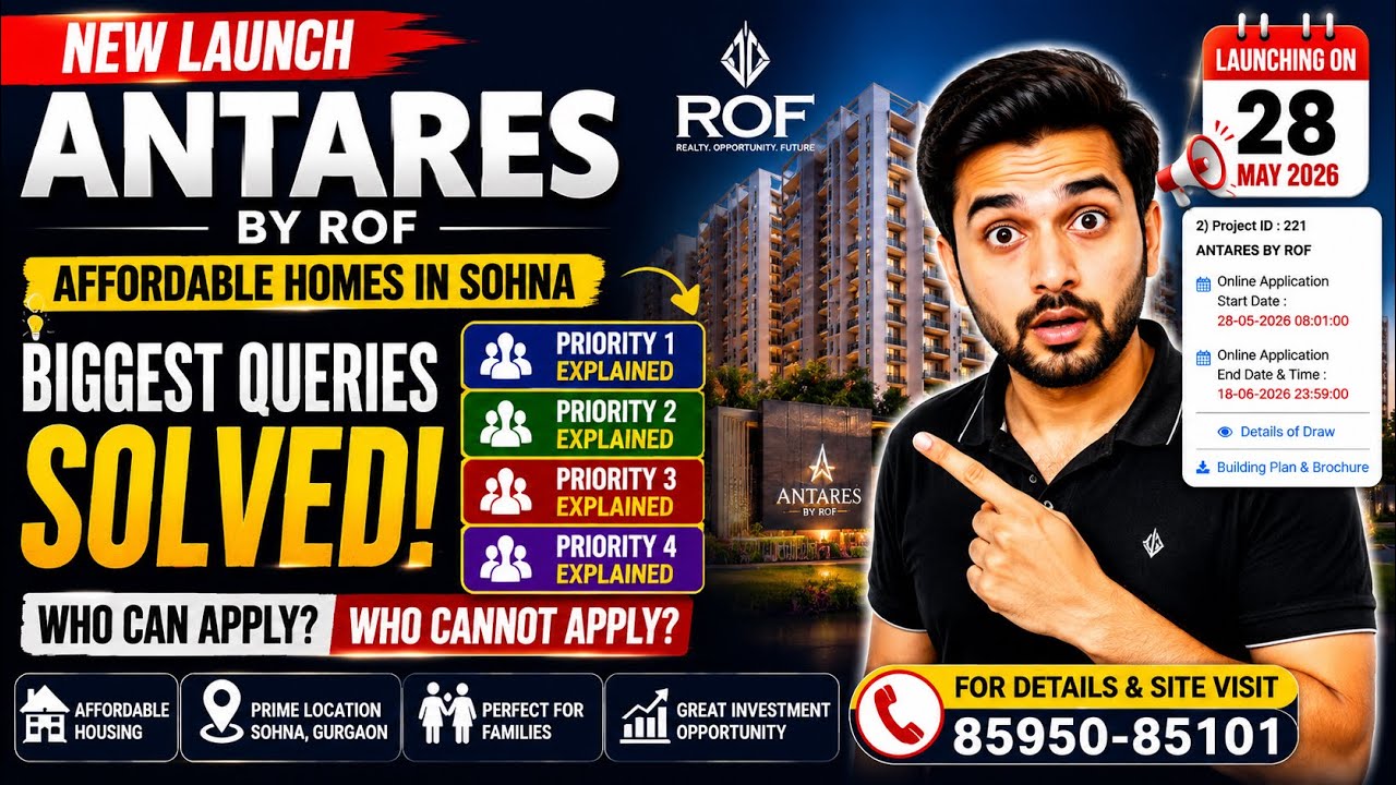 ROF Sector 7 Sohna Affordable Housing | Who Can Apply & Priority Rules