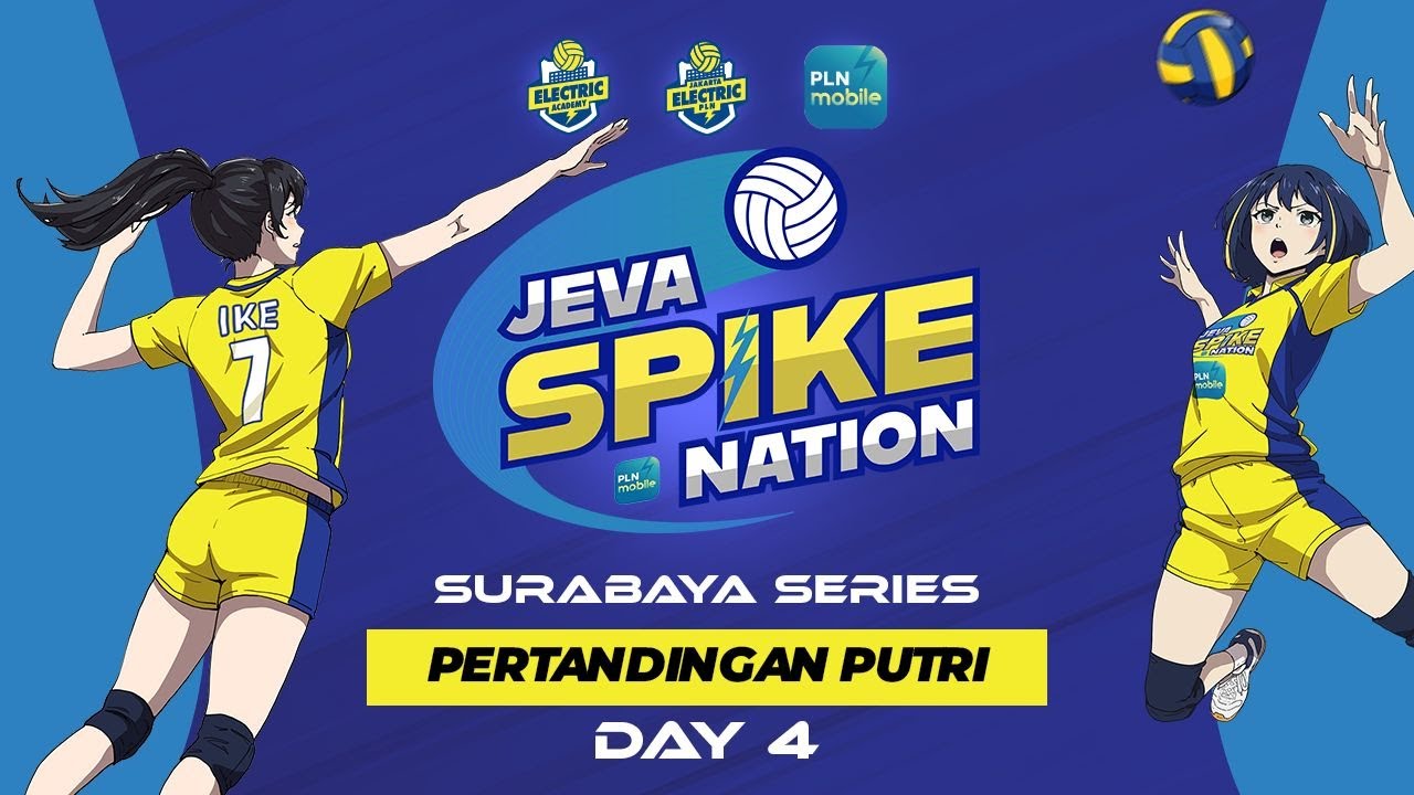 JEVA SPIKE NATION SURABAYA - DAY 4 LIVE MATCH PUTRI