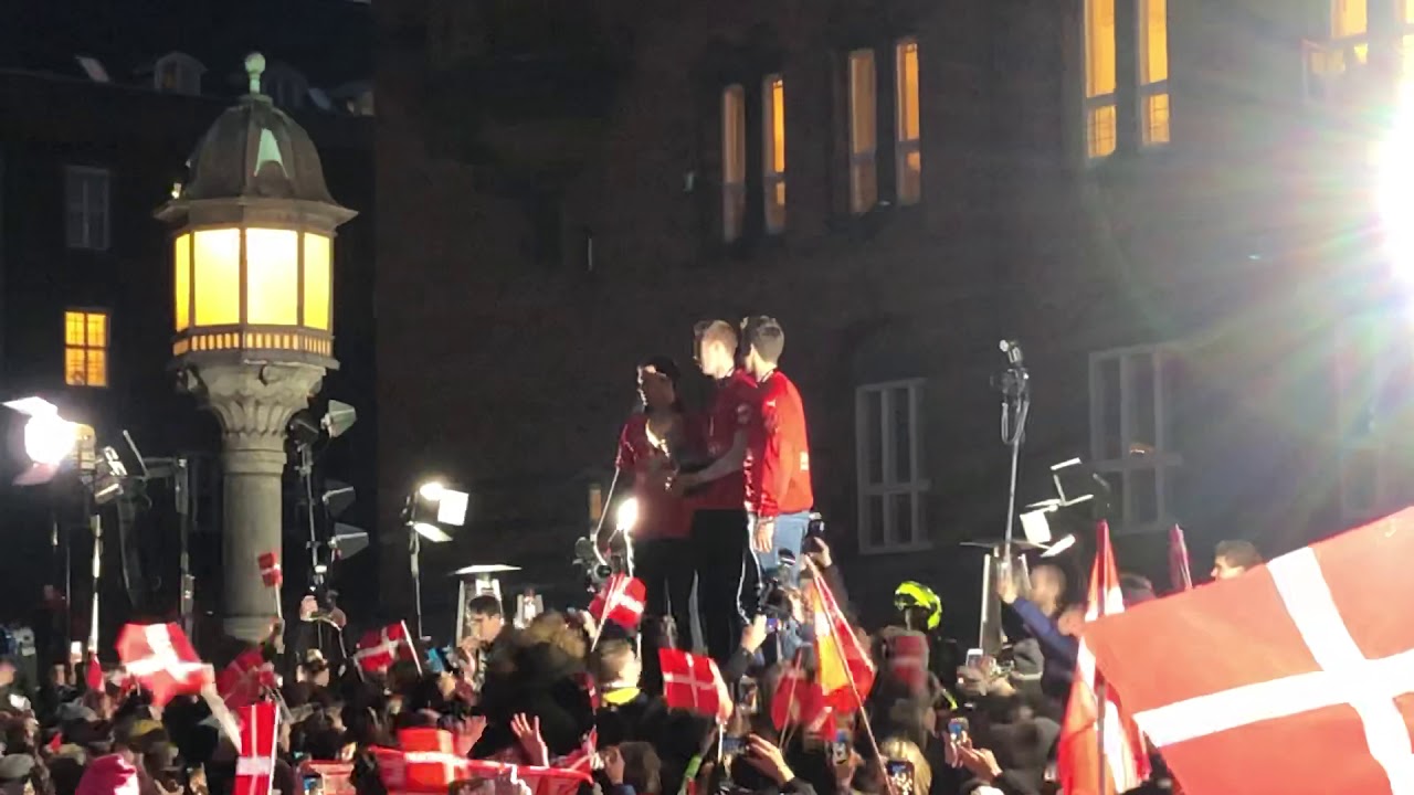 Danish Handball World Champions 2019 - Welcome to Copenhagen City Hall