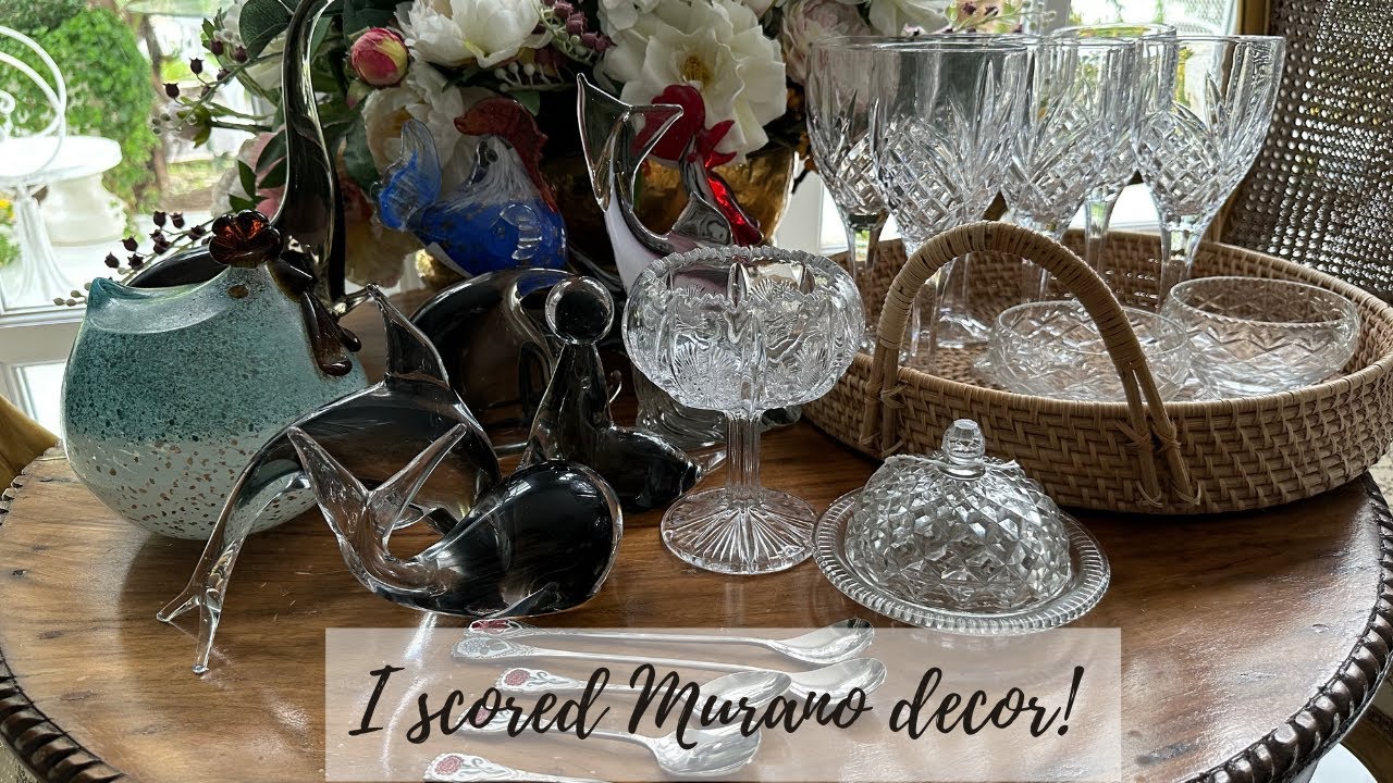 NEW Exciting Finds for Home and IG Store! | I Scored a Murano Decor Set!
