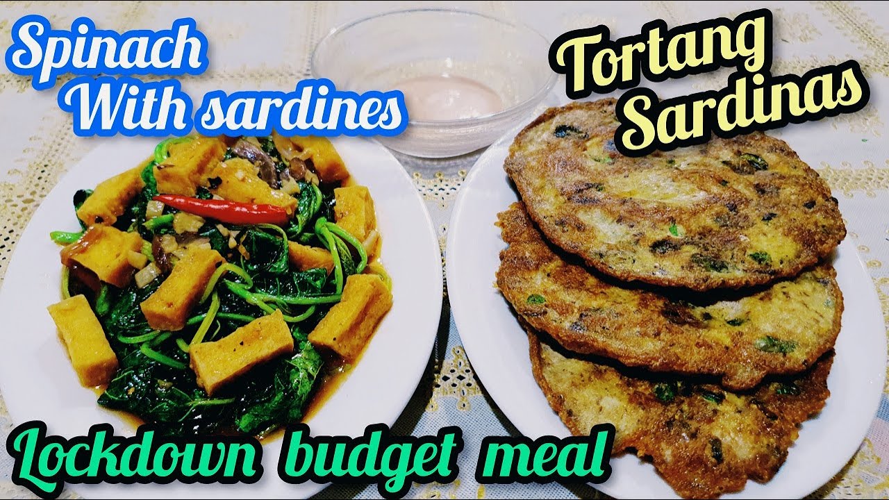 6O PESOS TWO DISHES! LOCKDOWN BUDGET MEAL😮 SARDINES RECIPE! TRY DADA KOO'KS VERSION!