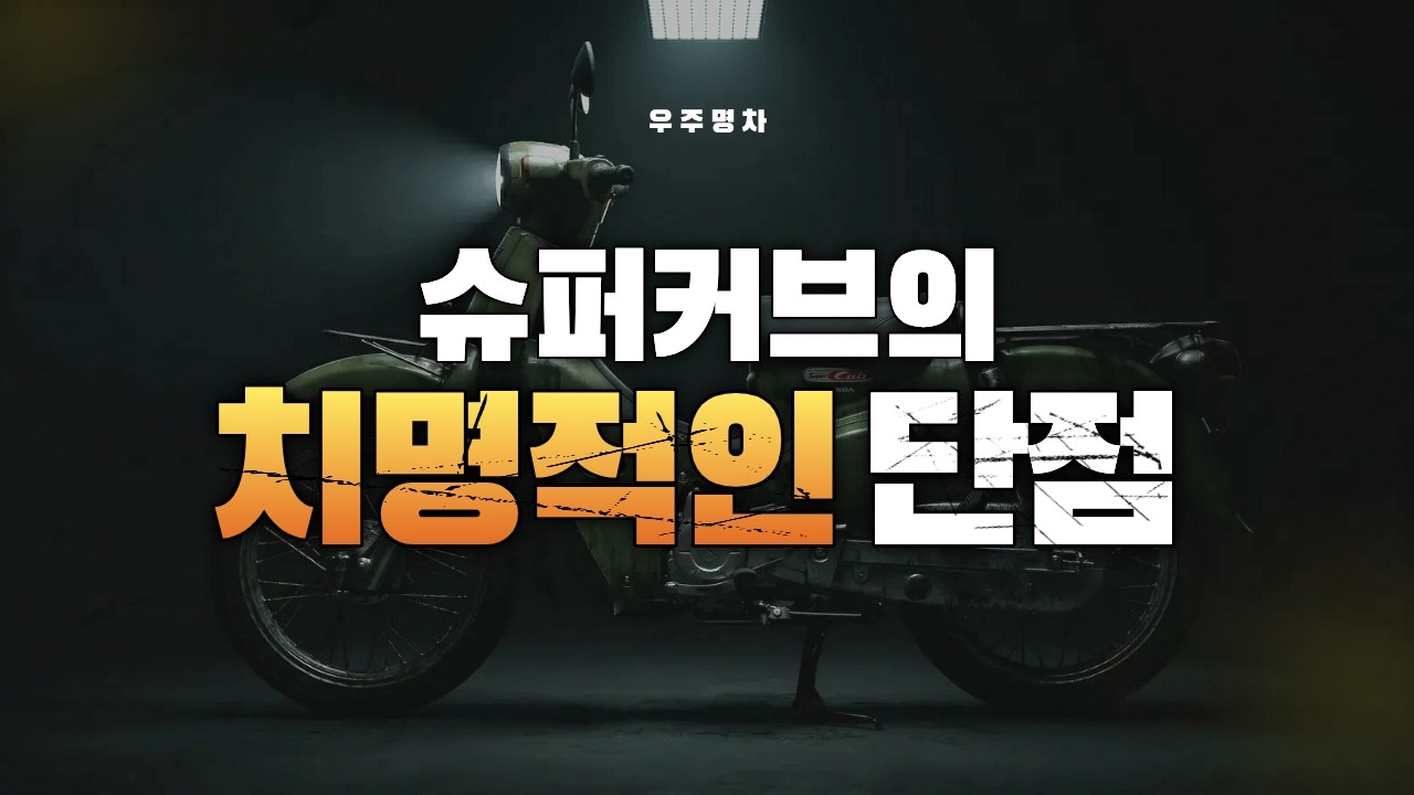 슈퍼커브 치명적인 단점 해결법 | 6개월 쓴 솔직 후기