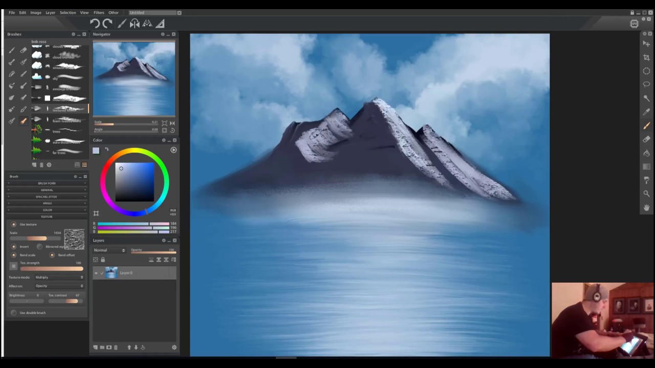 Digital Ross   S1E2 let's paint like Bob Ross PaintStorm