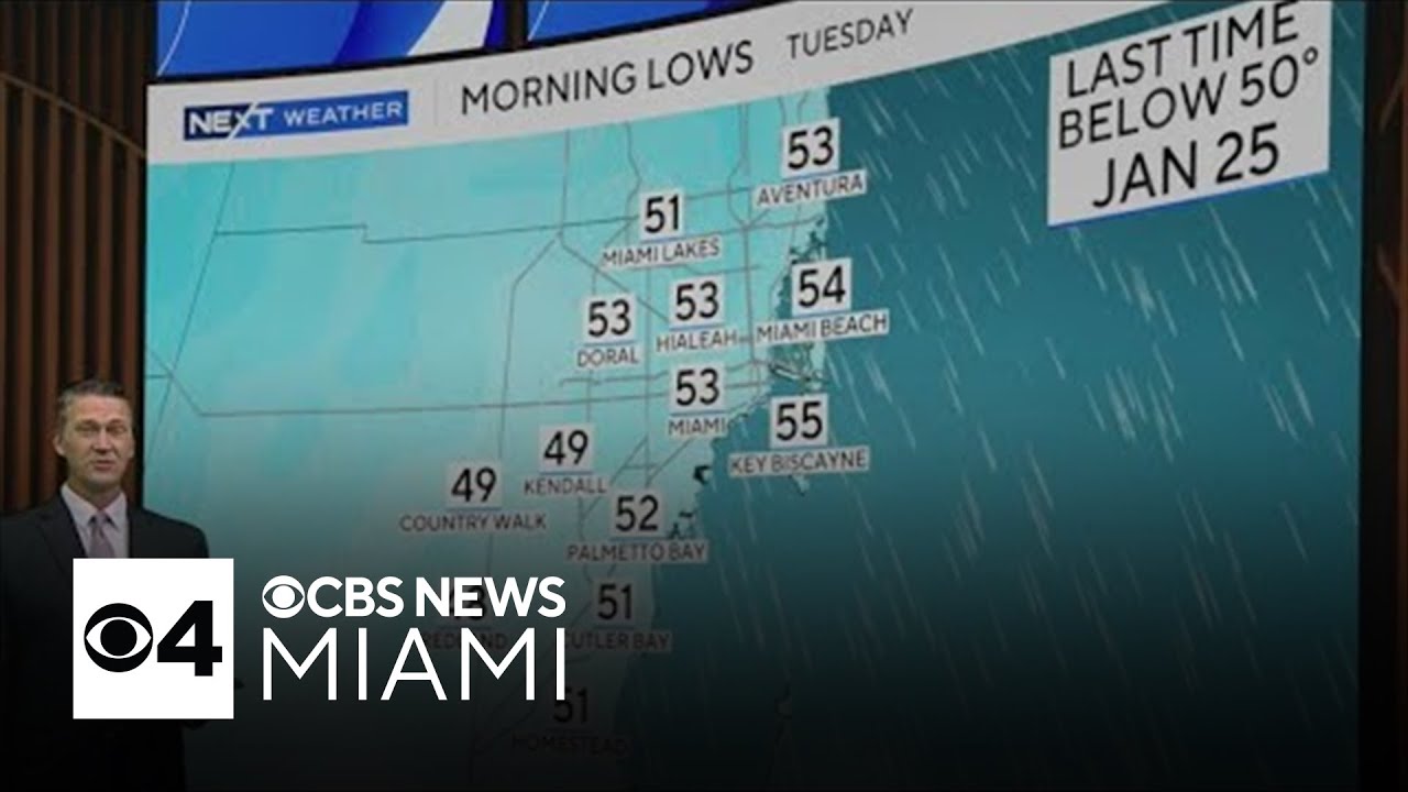 Cold air on the way to South Florida