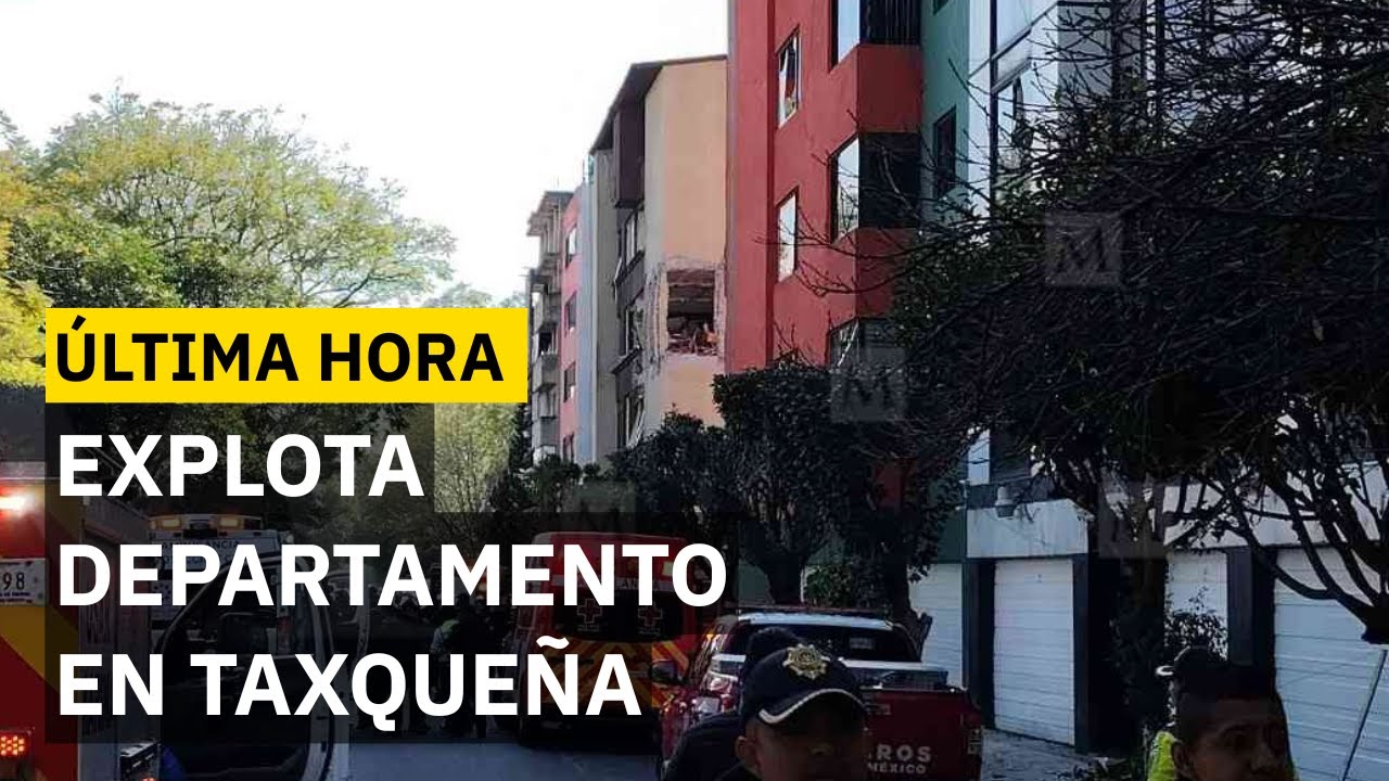 Desalojan a vecinos tras explosión en edificio de Paseos de Taxqueña
