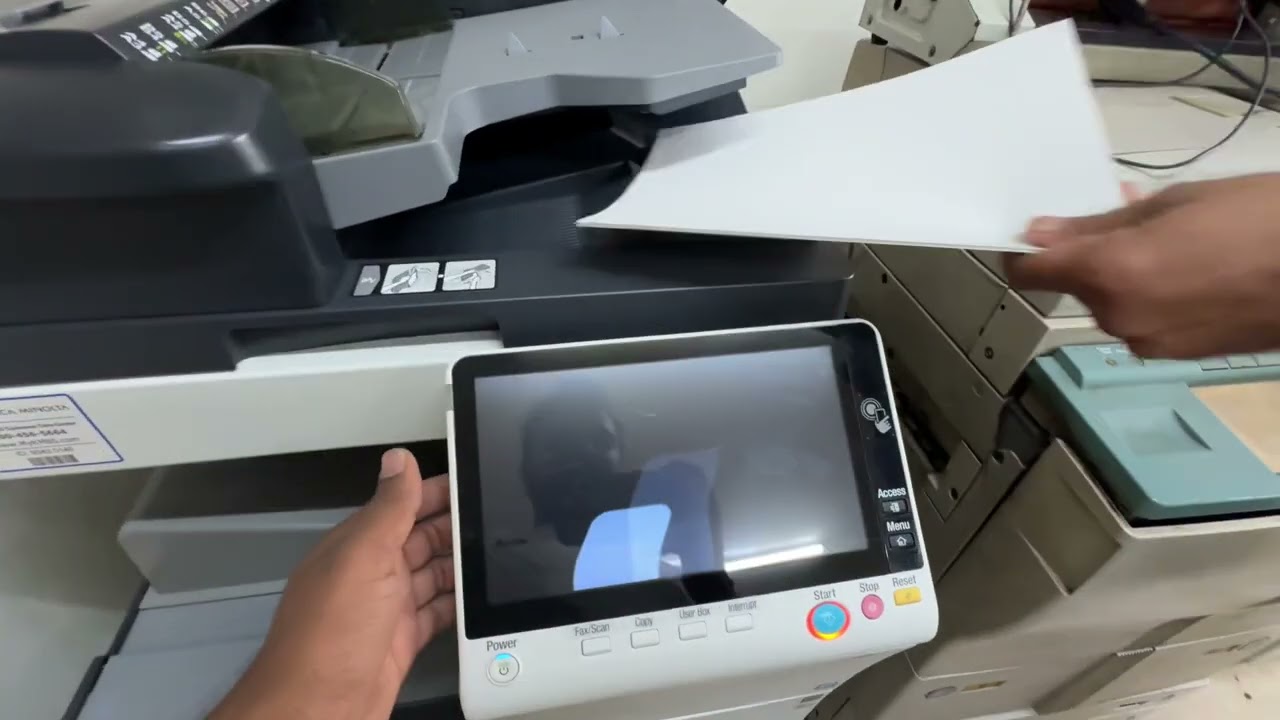 KONICA MINOLTA bizhub C558/C458 Installation and Print Quality