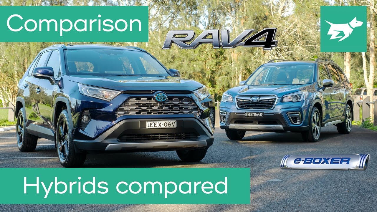 Toyota RAV4 Hybrid vs Subaru Forester Hybrid 2020 comparison review