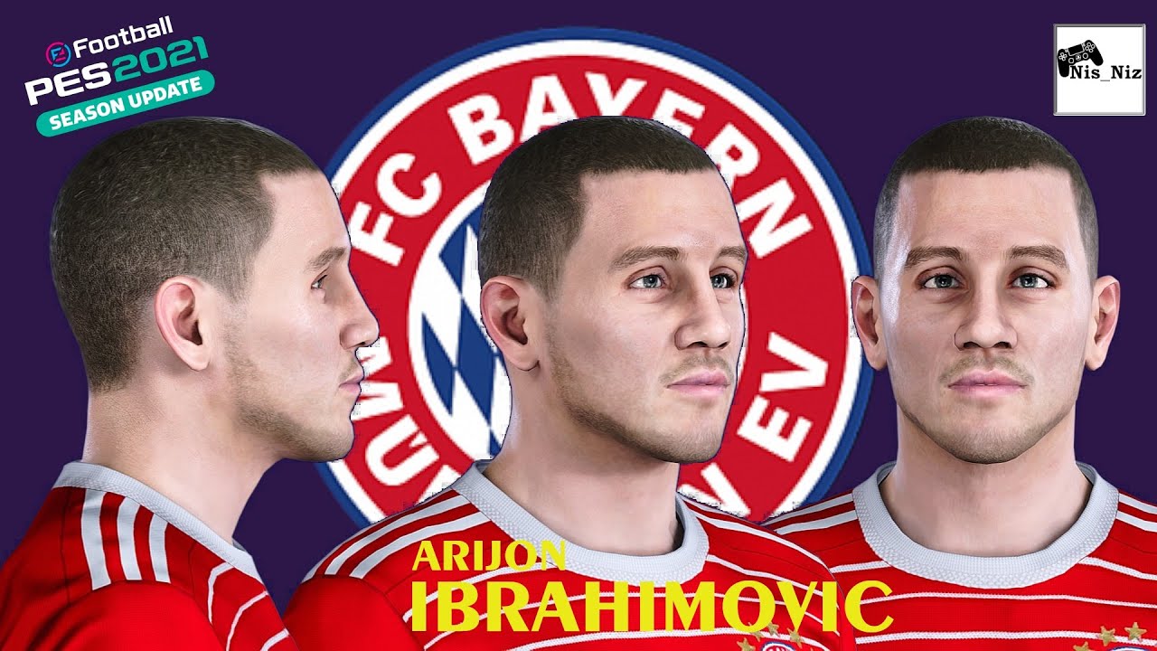 Arijon Ibrahimovic Face Build | PES 2021 | PES 2020 | FC Bayern Munchen | NisNiz Channel