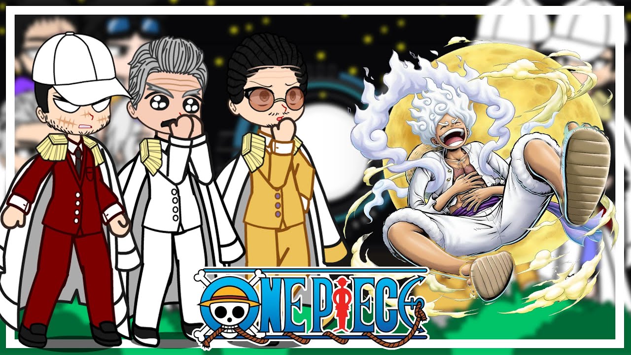 👑 One Piece Marines react to Luffy Gear 5, JoyBoy, Loki | One piece | Luffy | Gacha Club