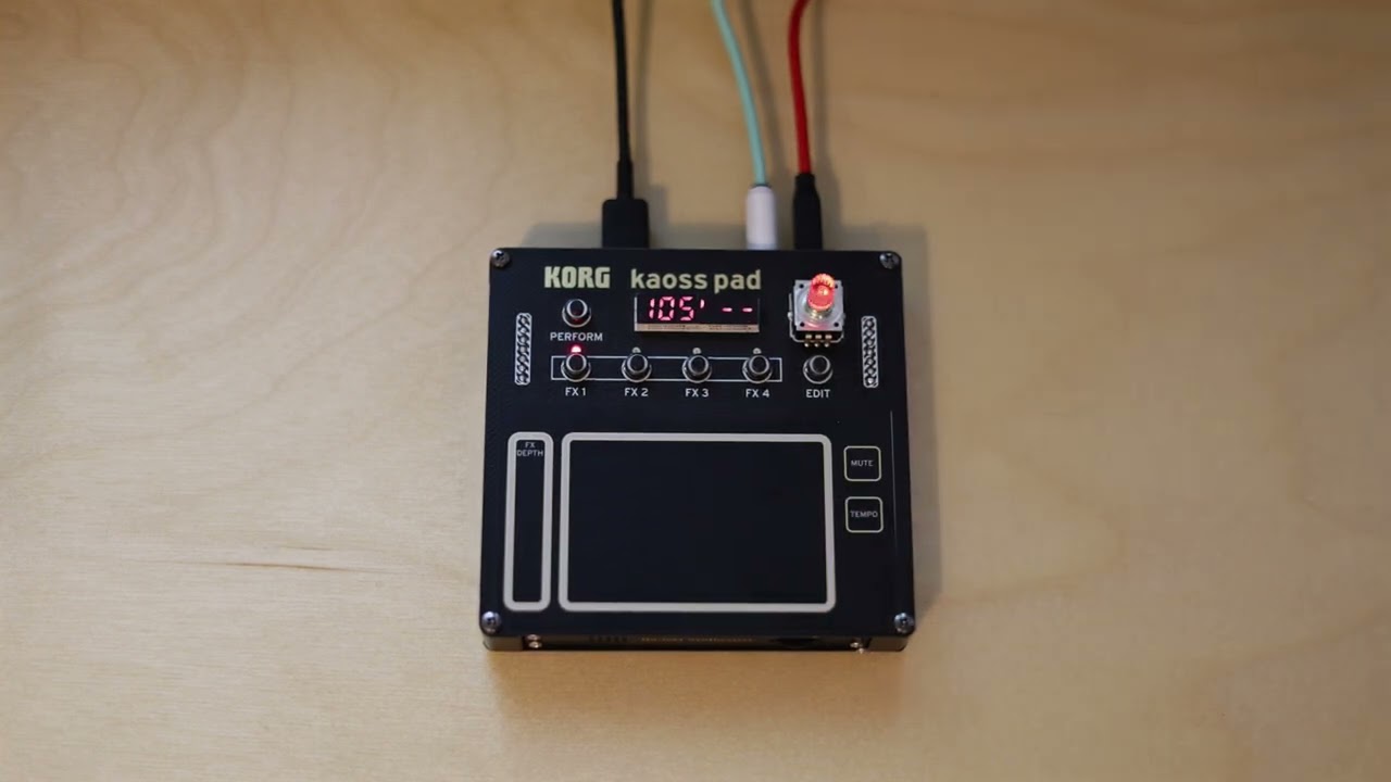 KORG NTS-3 kaoss pad – secret new Sinevibes plugin teaser