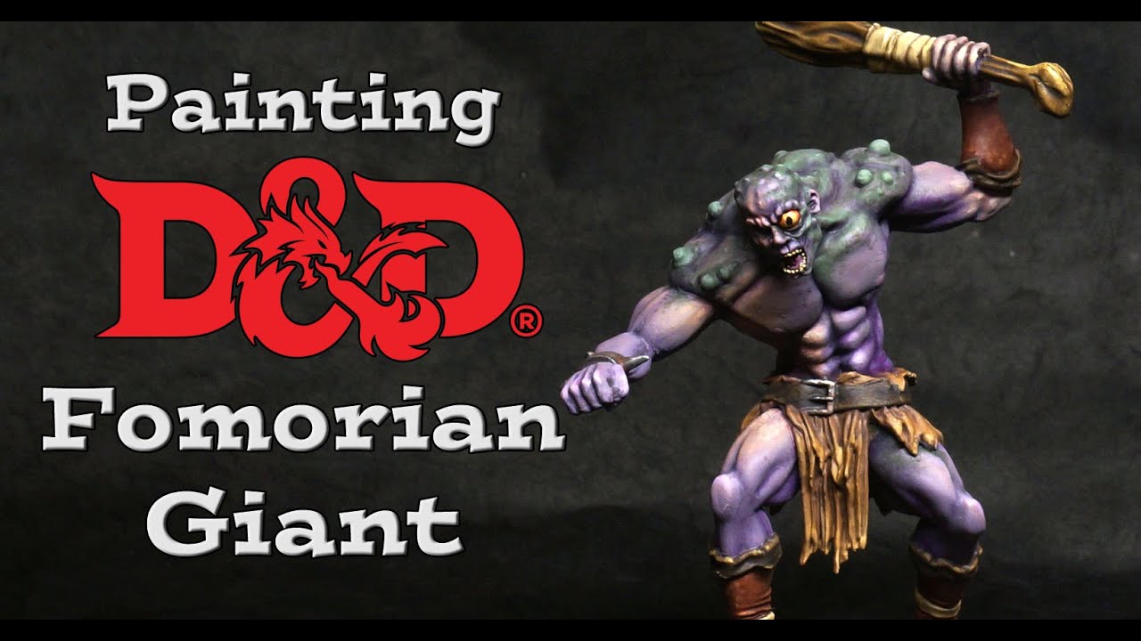 Painting a D&D Fomorian Giant - Bruised Skin Tutorial