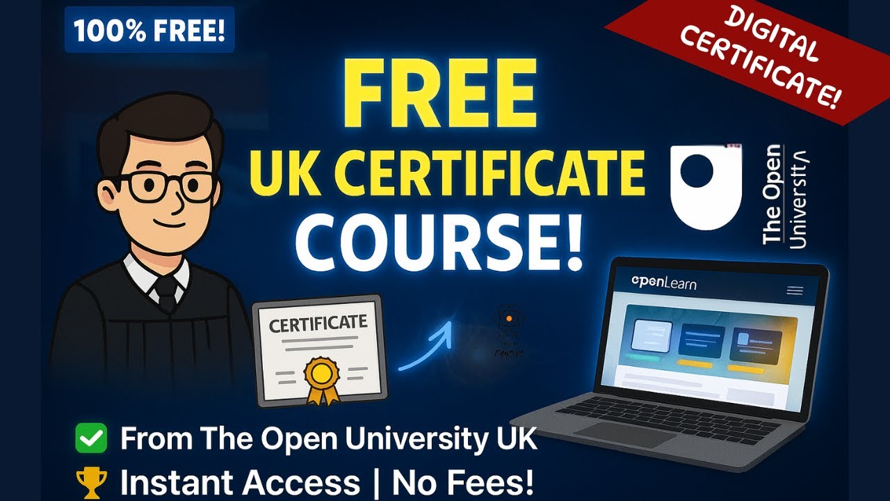 Free Online Course From OpenLearn The Open University UK | Free Certificate |