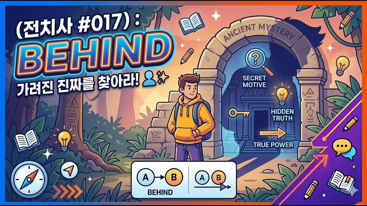 (전치사 Behind  #017) : Behind 의 숨겨진 이야기