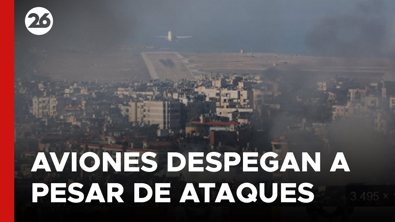 MEDIO ORIENTE | Aviones despegan del aeropuerto de Beirut pese a los ataques