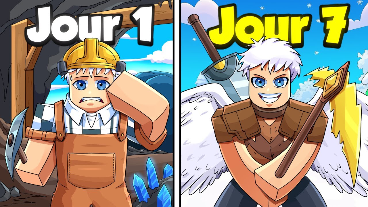 J'ai Joué pendant 7 Jours sur The Forge ! (Roblox)