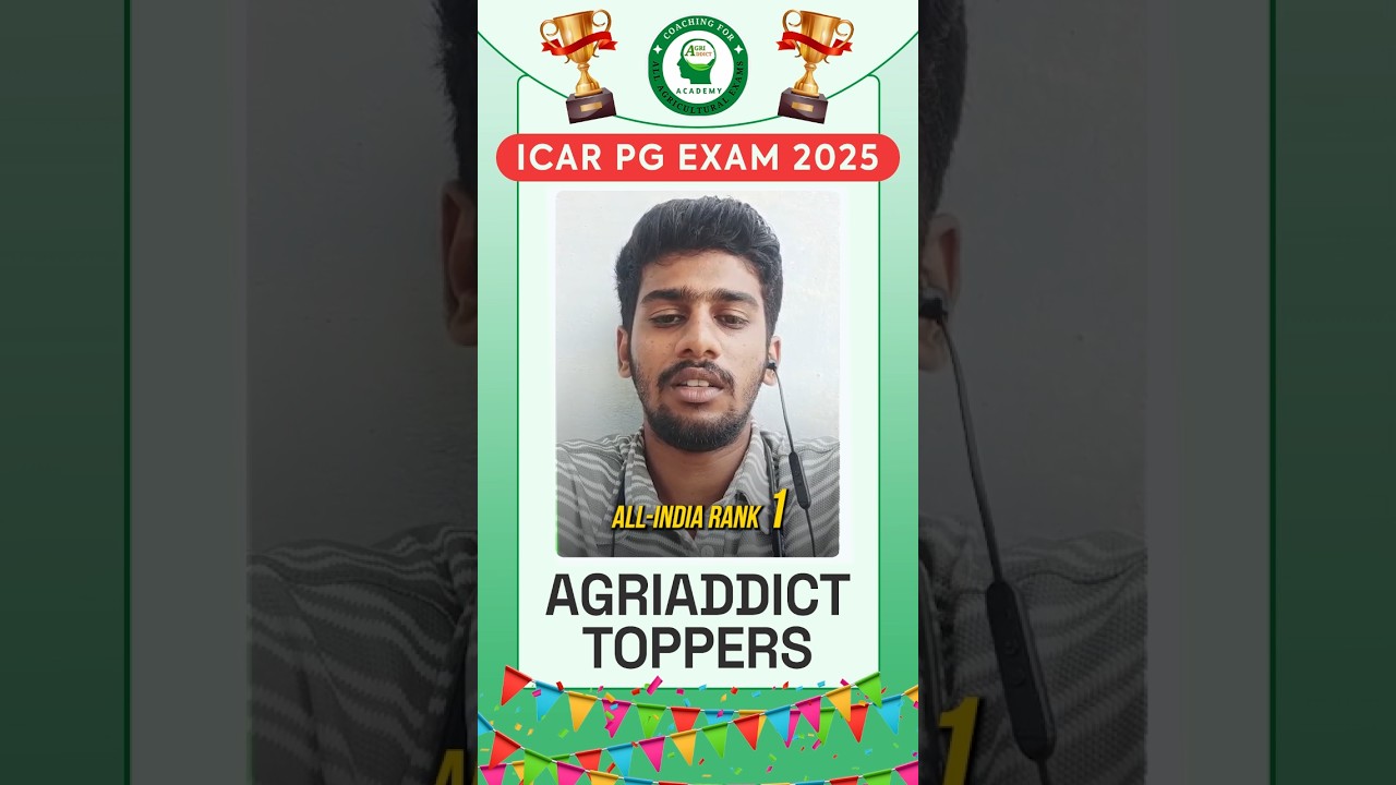 Plant Sciences AIR-1 Feedback | ICAR PG EXAM 2025