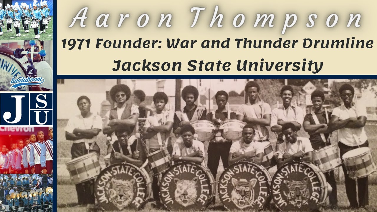 Founder of War and Thunder Drumline at Jackson State University - Aaron Thompson - Indie Friendly