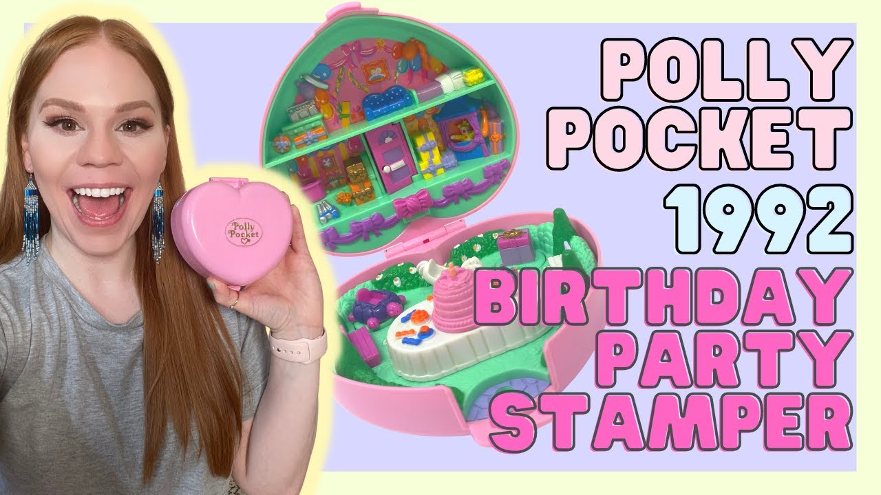 TOY TOUR: 1992 BIRTHDAY PARTY STAMPER | Vintage Polly Pocket Collection