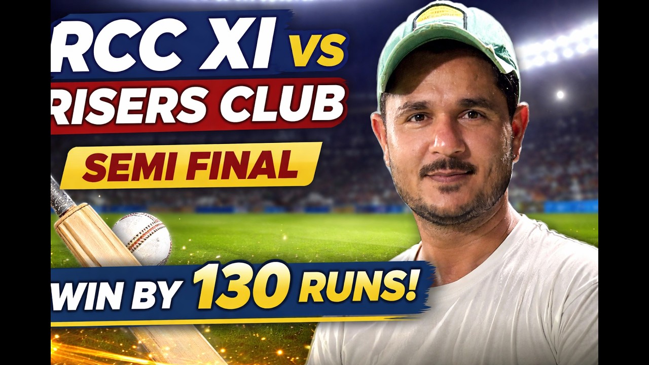 RCC XI vs Risers Club Semi Final Highlights – RCC won by 130 Runs | CCL Saturday Tournament S-15