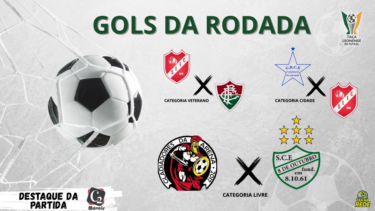 TAÇA LEONENSE MATHEOS FARIAS DE FUTSAL - 2ª RODADA SEXTA-FEIRA DIA 06/02