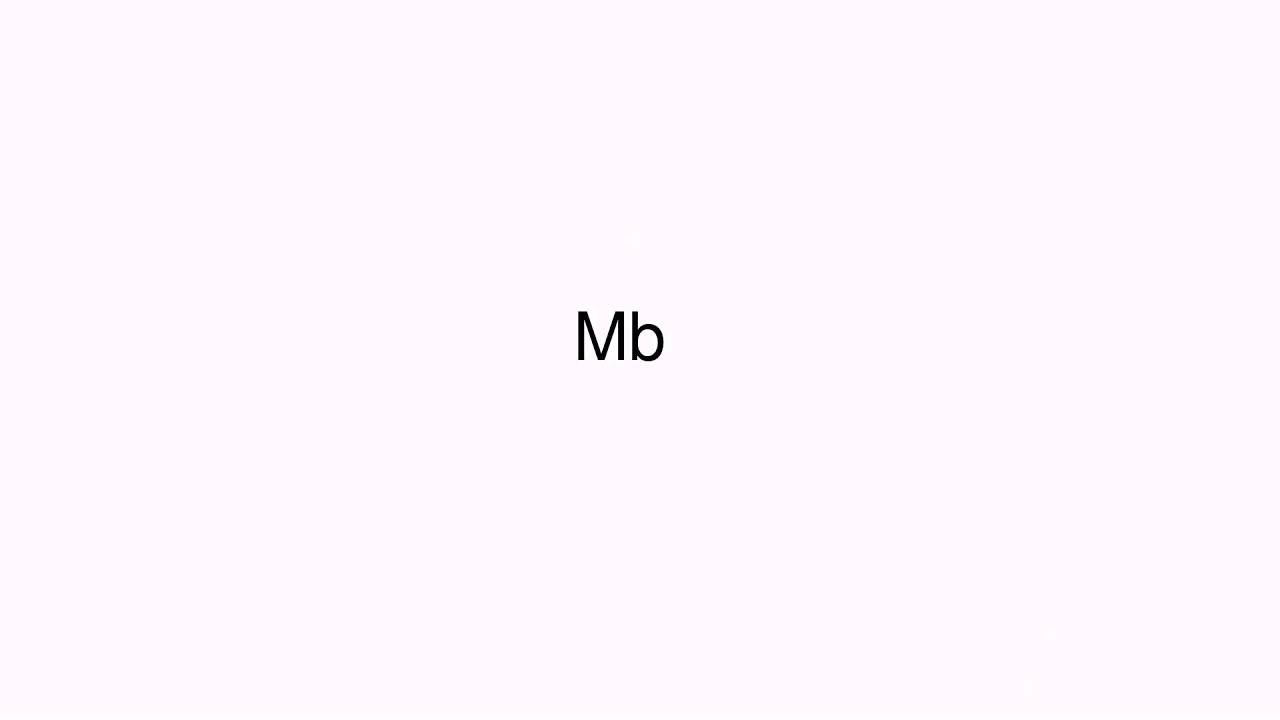 How to pronounce Mb
