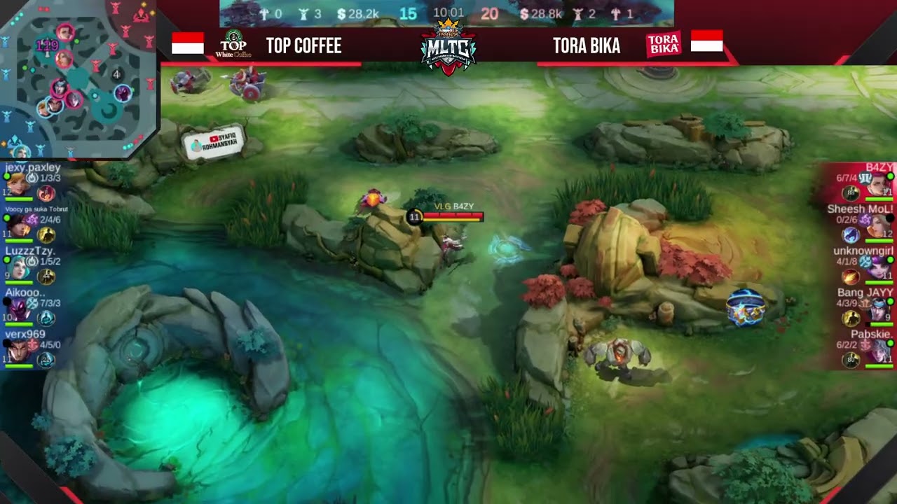 FUN MATCH ROOM TOURNAMENT MOBILE LEGENDS MLTC TOP COFFEE VS TORA BIKA MATCH 1