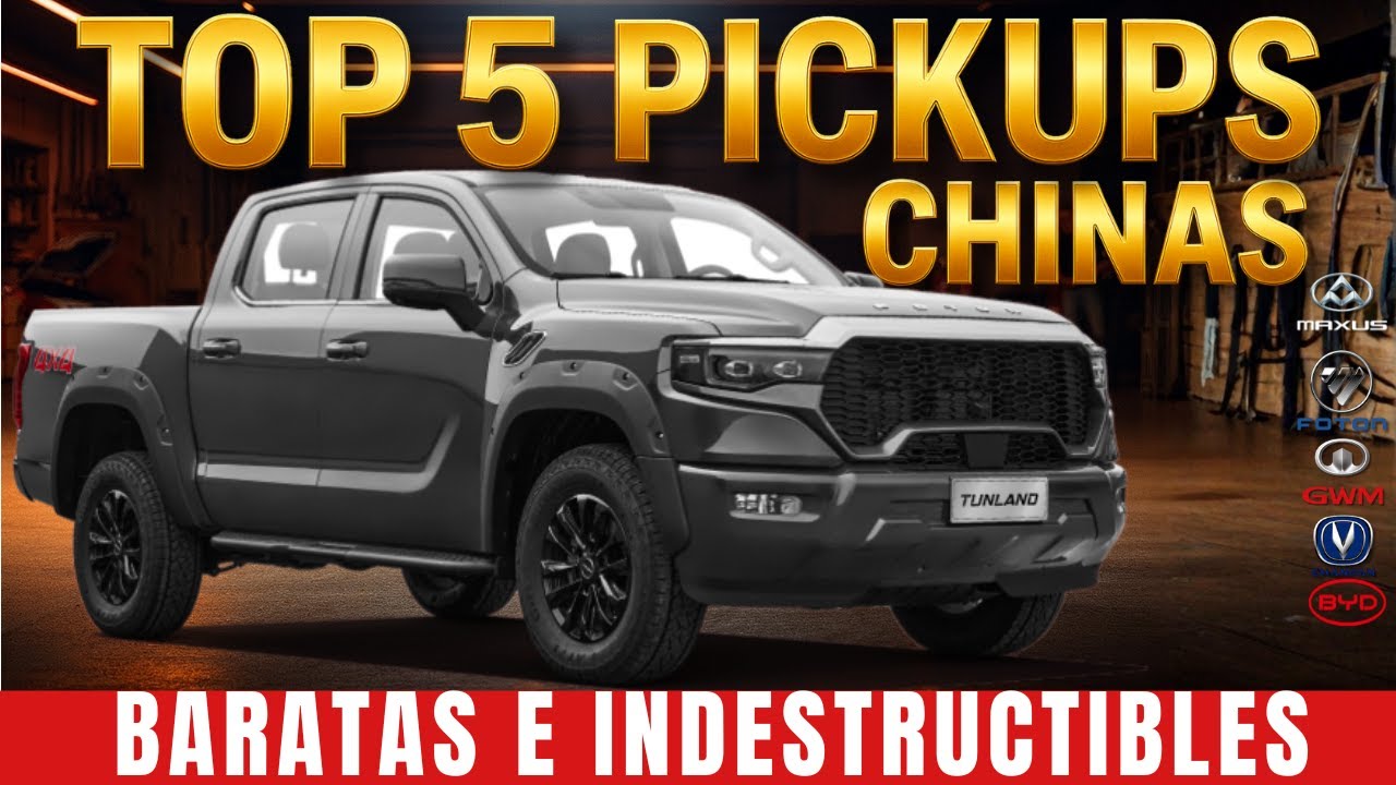 PICKUPS CHINAS 2025: las 5 que S&Iacute; valen la PENA comprar ✅