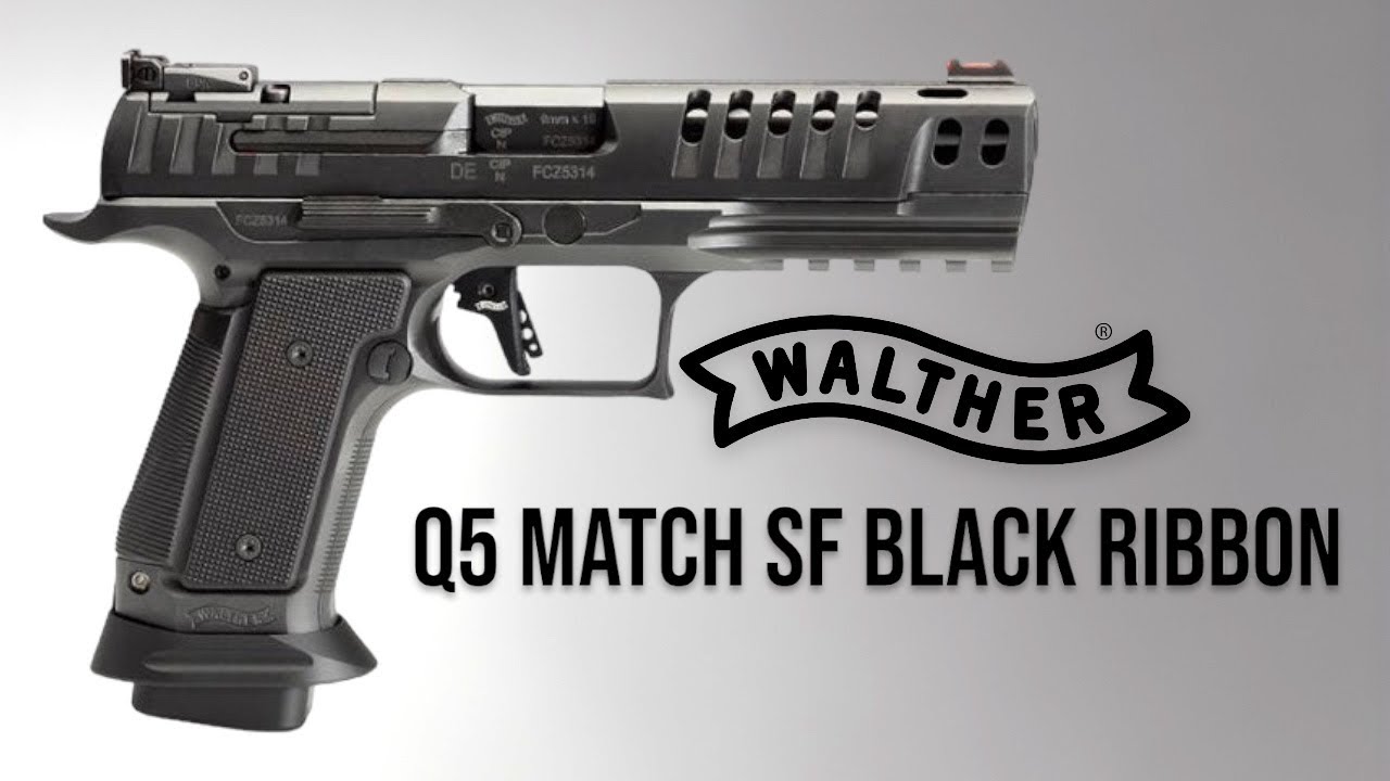WALTER Q5 Match SF black Ribbon Unboxing d&eacute;montage remontage