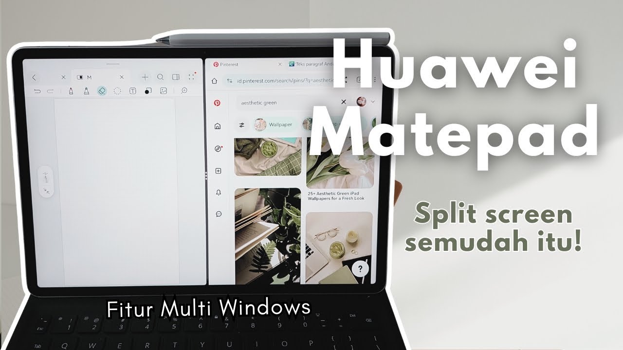 Cara Split Screen/Multi Windows - Huawei Matepad 11,5s