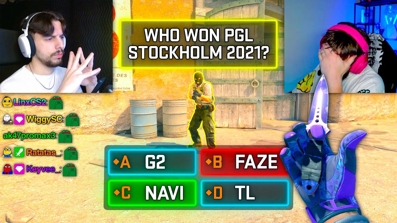 I challenged JL  to CS2 Trivia for $1000&hellip;
