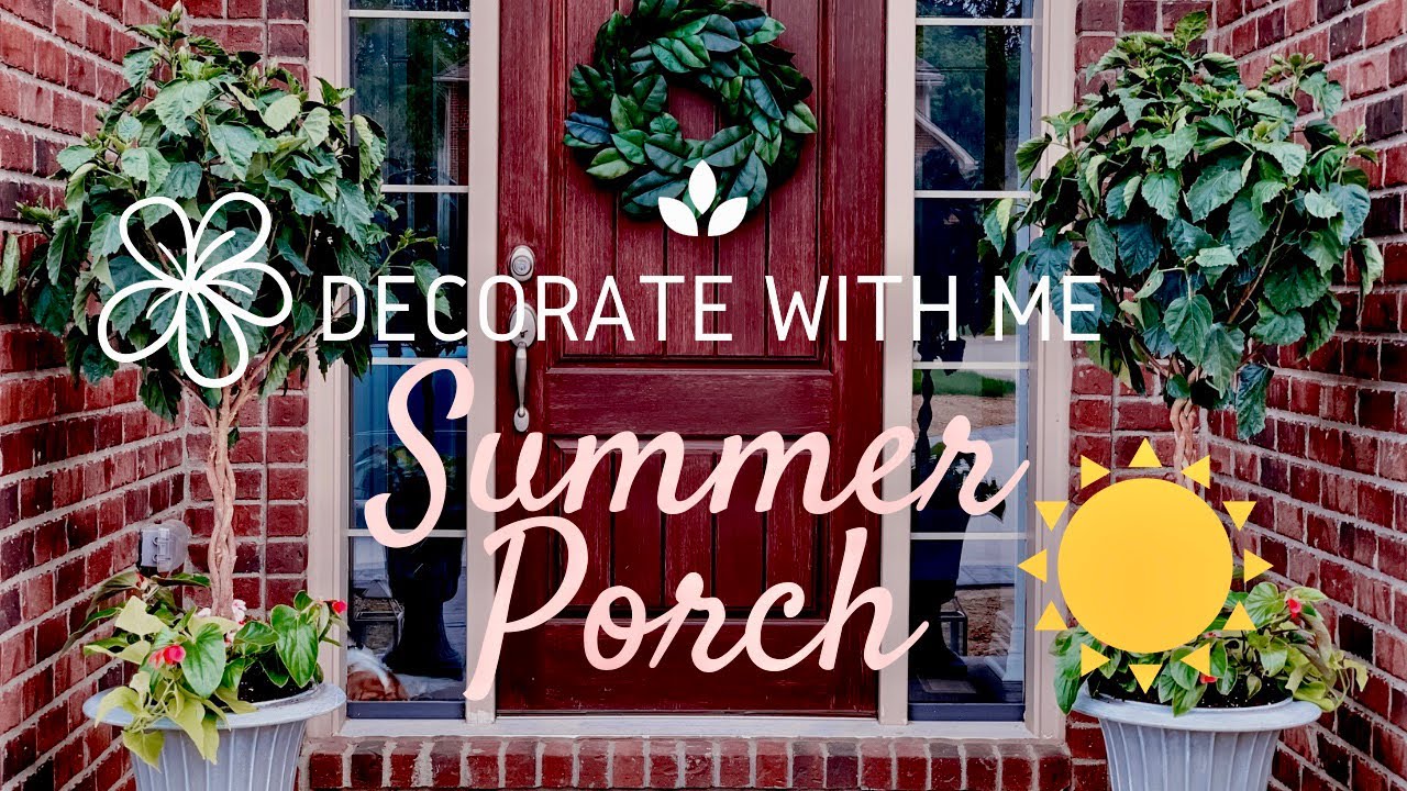 🌺🌼 RELAXING DECORATE WITH ME | PORCH DECOR IDEAS AND INSPIRATION