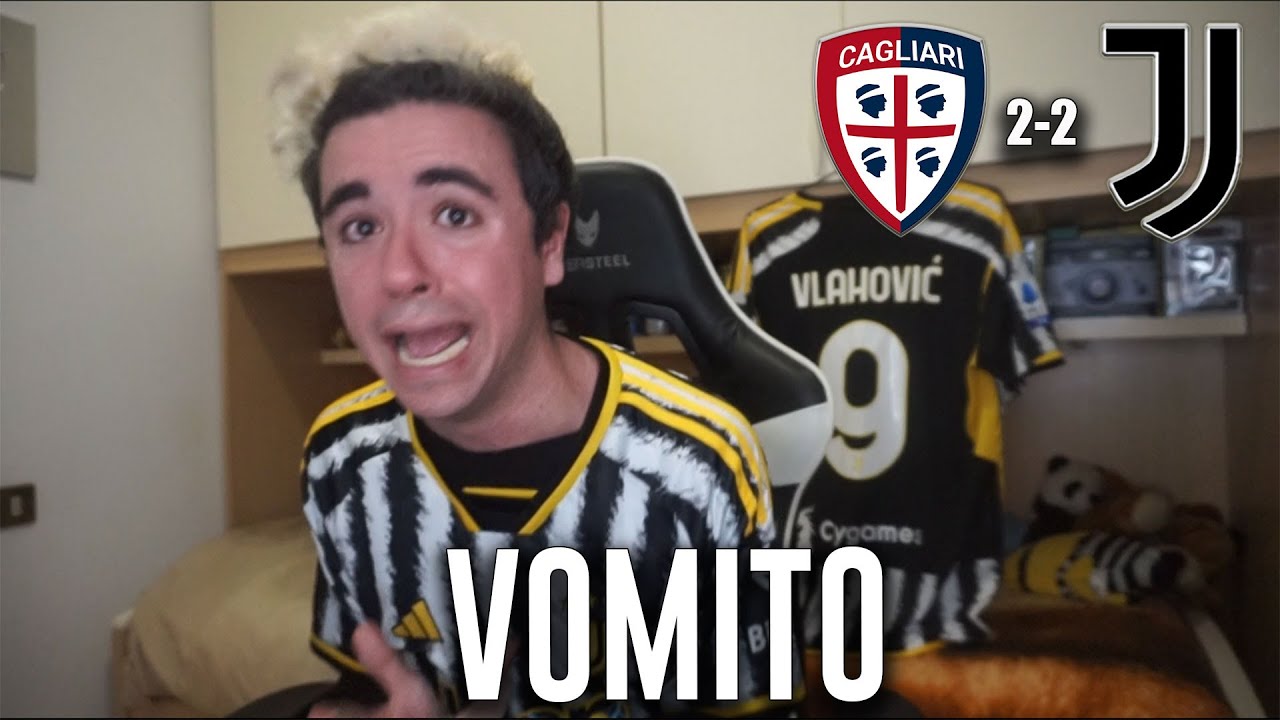 HO I CONATI DI VOMITO! SIAMO LA VERGOGNA DI QUESTO SPORT! Cagliari Juventus 2-2