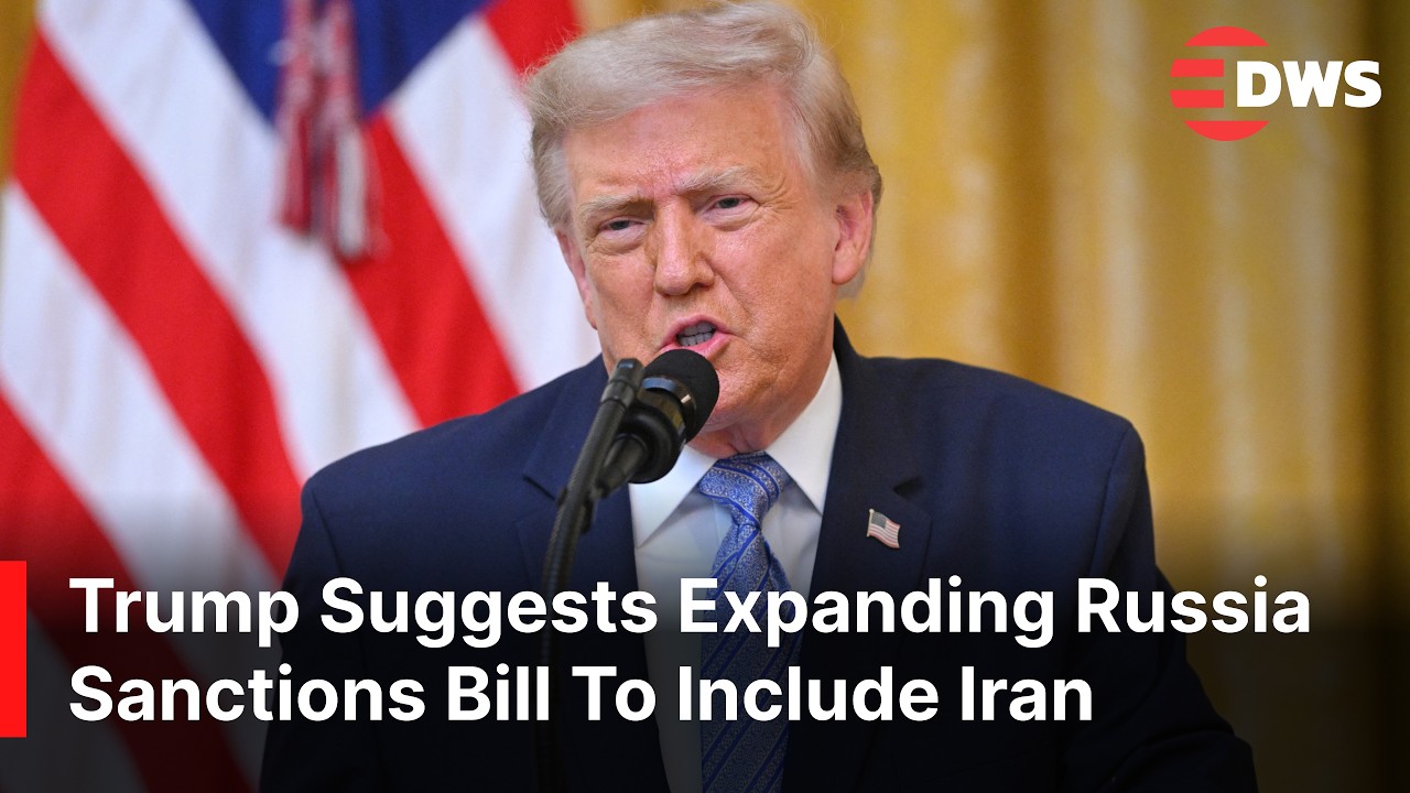 President Trump Suggests Expanding Russia Sanctions Bill To Include Iran | DWS News | AC14