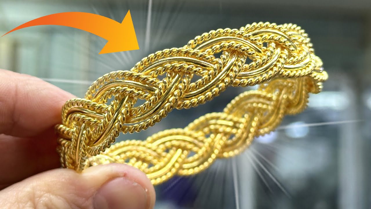 Плетеный браслет индийского миллионера стоимостью 250 тысяч фунтов.