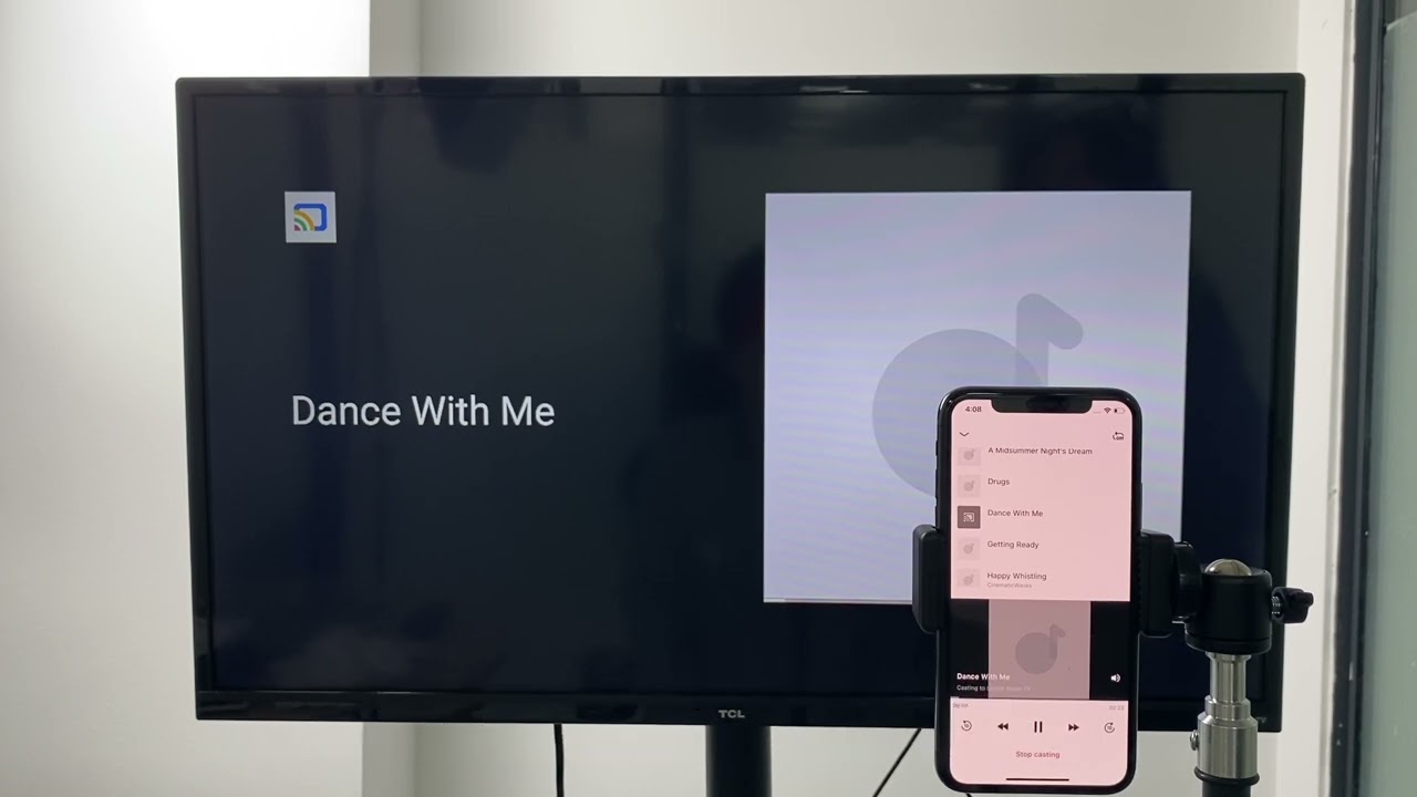 How to Play Music on TV from Your iPhone/iPad Wirelessly(Chromecaster: Cast & Streaming)