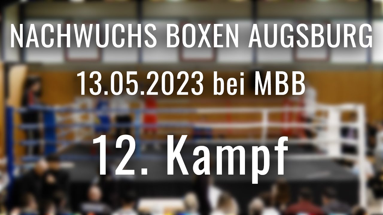 MBB Augsburg #Boxen 12. Kampf - Mahsenoglu K.  Aichach vs. Yilmaz E.  Dachau | 71kg M 13.05.23
