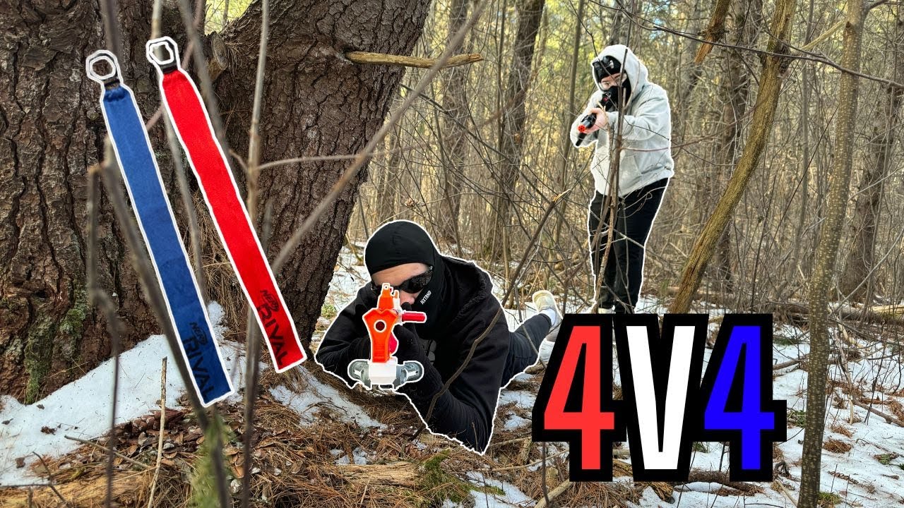 Ultimate 4V4 Capture The Flag Gel Blaster War | Oakley Entertainment